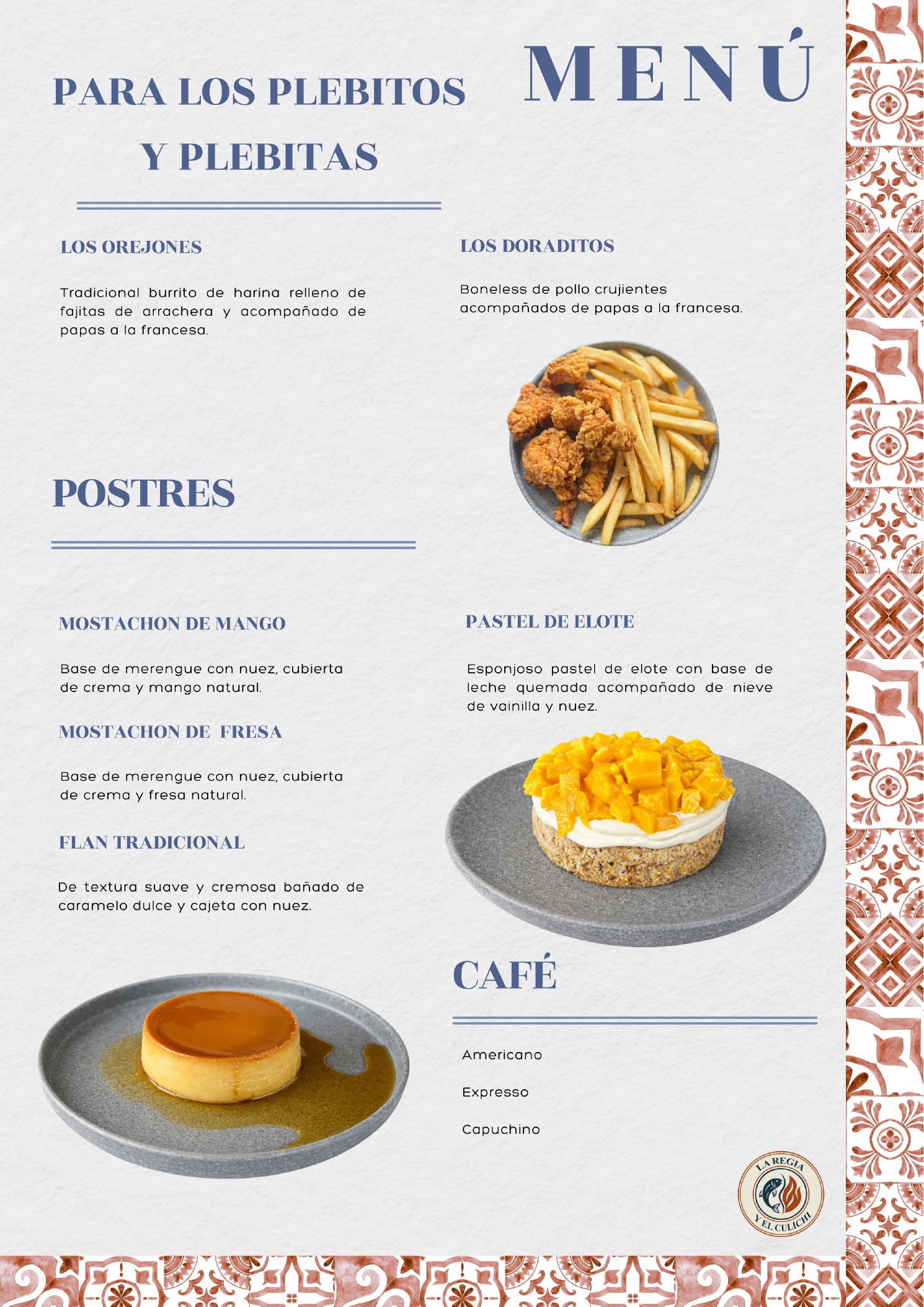 Menú de alimentos página 7