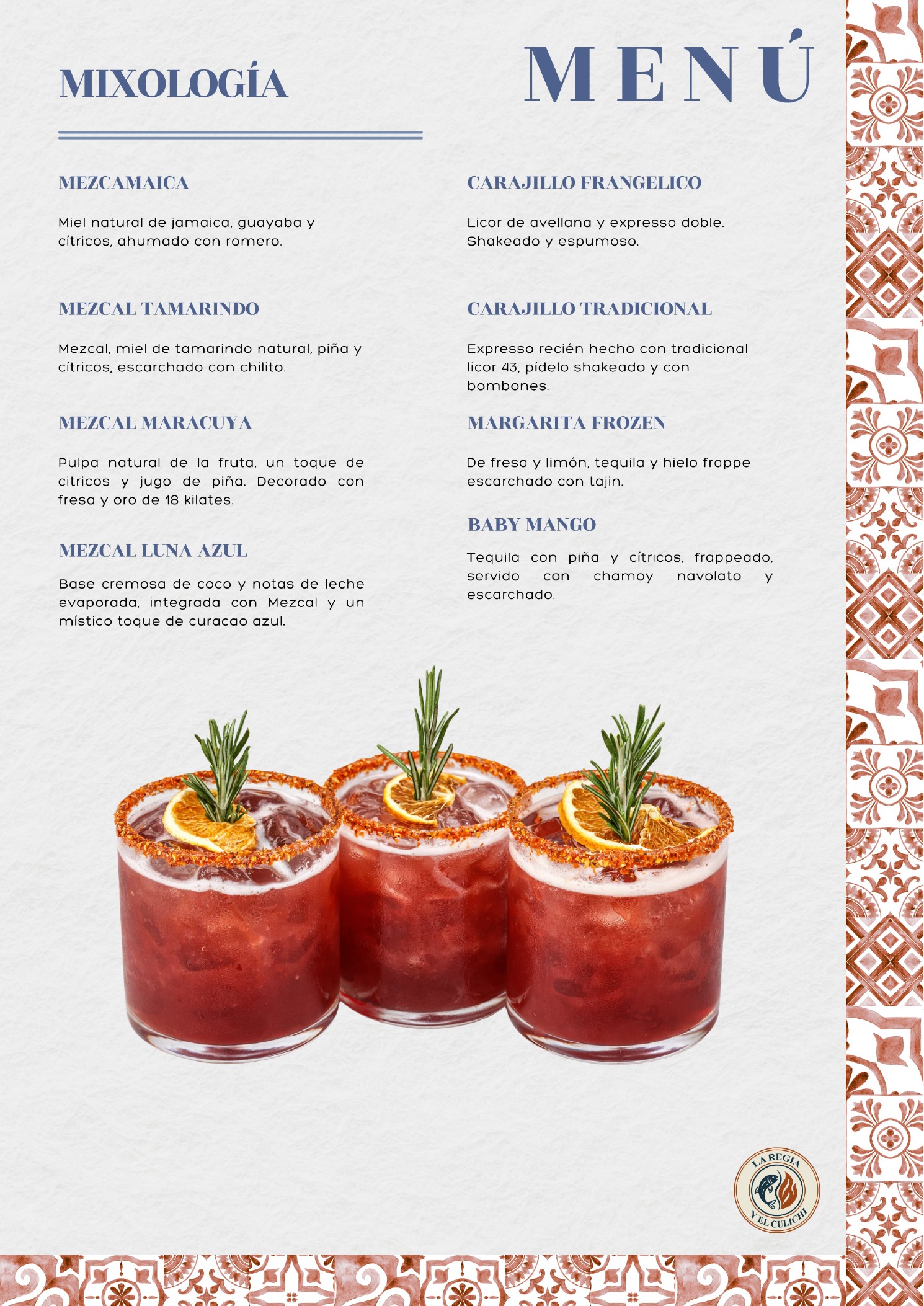 Menú de bebidas página 2